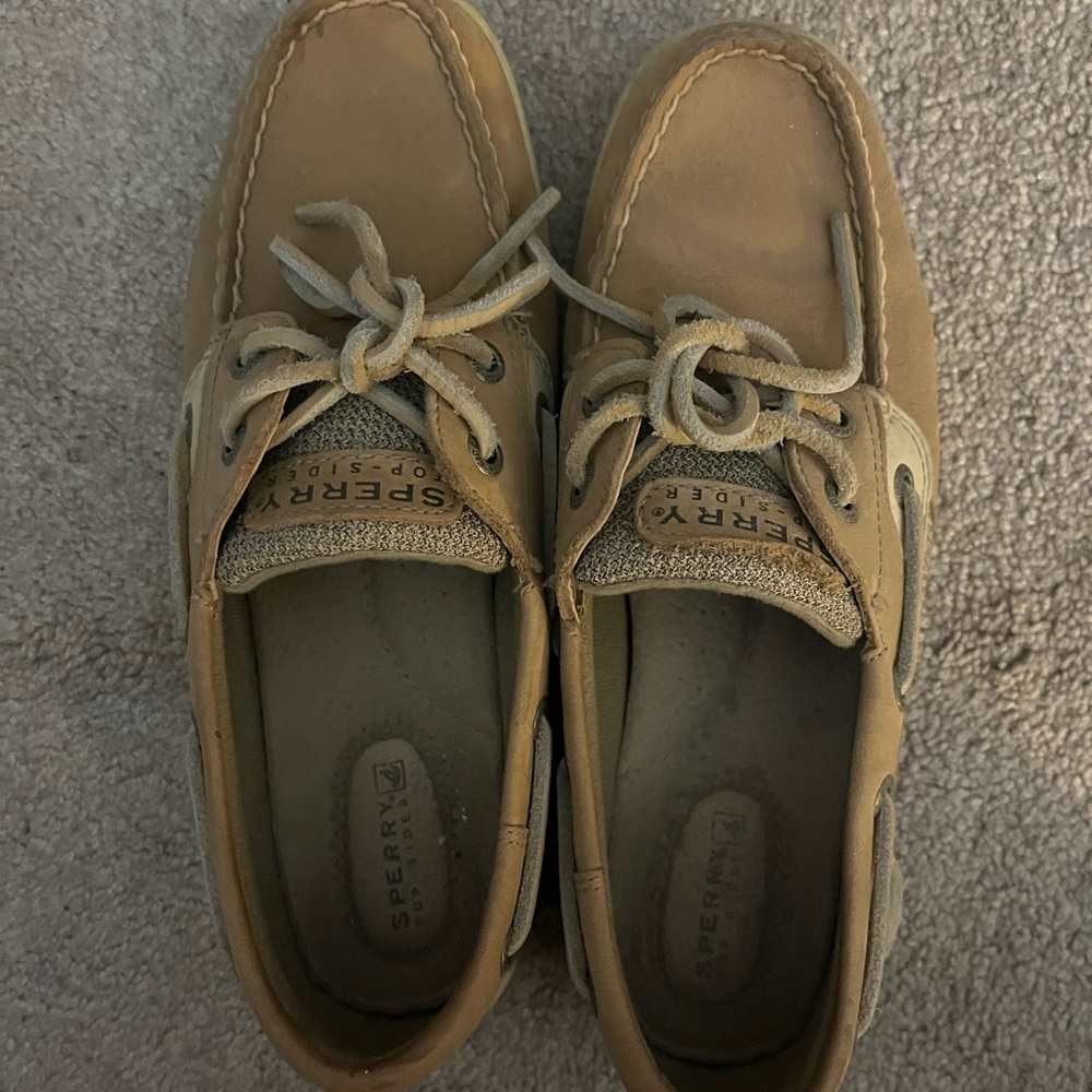 Sperry Light Brown Boat Shoes